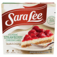 Sara Lee Cheesecake, Strawberry, Classic - 19 Ounce 