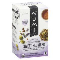 Numi Herbal Teasan, Organic, Sweet Slumber, Tea Bags - 16 Each 