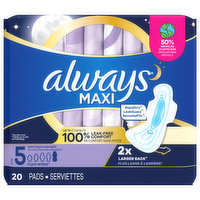 Always Pads, Flexi-Wings, Extra Heavy Overnight, Size 5 - 20 Each 