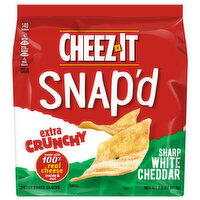 Cheez-It Cheesy Baked Snacks, Sharp White Cheddar, Extra Crunchy - 7.5 Ounce 