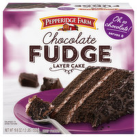 Pepperidge Farm Layer Cake, Chocolate Fudge - 19.6 Ounce 