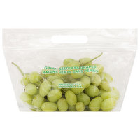 Fresh Grapes, Green, Seedless - 2.5 Pound 