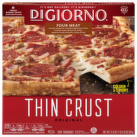 DiGiorno Pizza, Original, Thin Crust, Four Meat - 21.9 Ounce 