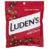 Ludens Throat Drops, Wild Cherry - 90 Each 