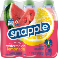 Snapple Lemonade, Watermelon, 6 Pack - 6 Each 