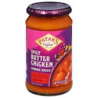 Patak's Simmer Sauce, Spicy Butter Chicken, Hot