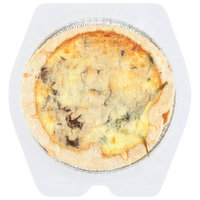 Brookshire's Quiche, Spinach and Mushroom, 6 Inch - 1 Each 