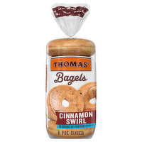 Thomas' Bagels, Cinnamon Swirl, Pre-Sliced