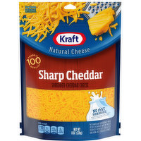 Kraft Natural Cheese Mealtime can be hard, especially when it comes to making something everyone agrees on. Use Kraft Natural Sharp Cheddar Shredded Cheese to make something everyone will love, so you can spend time focused on each other. - 8 Ounce 