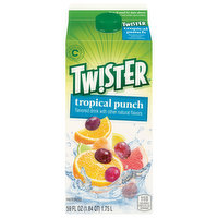Twister Flavored Drink, Tropical Punch - 59 Fluid ounce