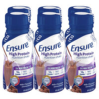 Ensure Nutrition Shake, High Protein, Milk Chocolate - 6 Each 