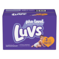 Luvs Diapers, Size 3 (16-28 lb), Pro Level Leak Protection, Super Pack