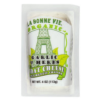 La Bonne Vie Goat Cheese, Organic, Garlic & Herbs