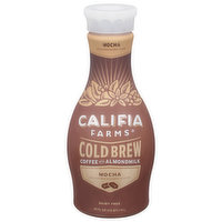 Califia Farms Coffee, with Almondmilk, Cold Brew, Mocha - 48 Fluid ounce