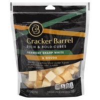 Cracker Barrel Vermont Sharp White Cheddar & Gouda Cubes
