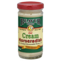 Beaver Brand Horseradish, Hot Cream - 4 Ounce 