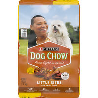 Dog Chow Dog Food, Real Chicken & Beef, Little Bites, Small Dogs - 16.5 Pound 