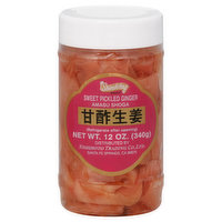 Shirakiku Ginger, Sweet Pickled - 12 Ounce