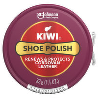 Kiwi Shoe Polish, Cordovan Leather - 1.125 Ounce 