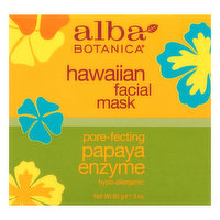 Alba Botanica Facial Mask, Hawaiian, Papaya Enzyme - 3 Ounce 