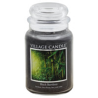 Village Candle Candle, Black Bamboo, Premium Jar