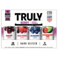 Truly Hard Seltzer, Berry, Lightly Flavored - 12 Each 
