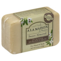 A La Maison Soap, Sweet Almond, for Hand & Body - 8.8 Ounce