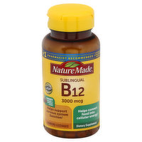 Nature Made Vitamin B12, 3000 mcg, Micro-Lozenges, Cherry - 40 Each