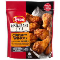 Tyson Crispy Wings, Rotisserie Seasoned, Restaurant Style - 16 Ounce 