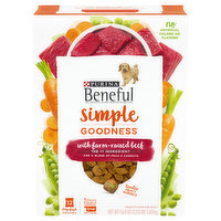 Beneful Dry Dog Food, Simple Goodness With Farm Raised Beef - 56.4 Ounce