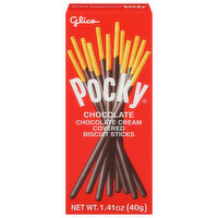 Pocky Biscuit Sticks, Chocolate, Chocolate Cream Covered - 1.41 Ounce 