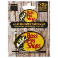 Bass Pro Shops Gift Card, $50 - 1 Each 
