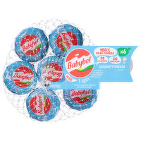 Babybel Semisoft Cheese, Light, Mini - 6 Each 