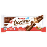 Kinder Bueno Chocolate Bar, Crispy Creamy - 2 Each 