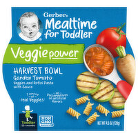 Gerber Harvest Bowl, Garden Tomato, Veggie Power, Toddler (12+ Months) - 4.5 Ounce 