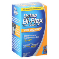 Osteo Bi-Flex Glucosamine & Chondroitin, Triple Strength, Joint Shield, 2 Per Day, Coated Tablets - 120 Each 