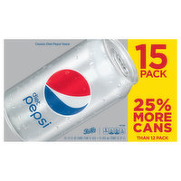 Pepsi Cola, Diet, 15 Pack - 15 Each 