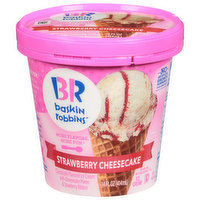 Baskin Robbins Ice Cream, Strawberry Cheesecake - 14 Fluid ounce 