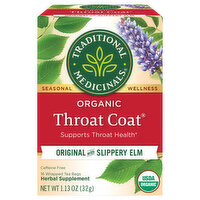 Traditional Medicinals Herbal Supplement, Organic, Original with Slippery Elm, Tea Bags