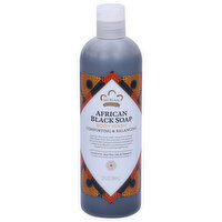 Nubian Heritage Body Wash, African Black Soap - 13 Fluid ounce 