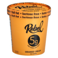 Rebel Ice Cream, Orange Cream - 1 Pint 