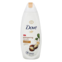 Dove Body Wash, Nourishing, Pampering, Shea Butter & Warm Vanilla - 22 Ounce 