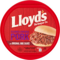 Lloyd's Pork, in Original BBQ Sauce, Seasoned Shredded - 16 Ounce 