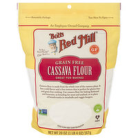 Bobs Red Mill Flour, Cassava, Grain Free - 20 Ounce 