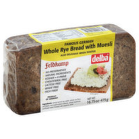 Delba Bread, Whole Rye, with Muesli - 16.75 Ounce