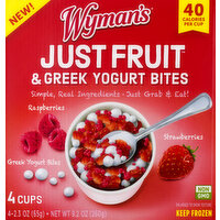 Wyman's Just Fruit & Greek Yogurt Bites - 4 Each 