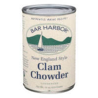 Bar Harbor Clam Chowder, New England Style, Condensed - 15 Ounce 