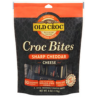 Old Croc Cheese Snacks, Sharp Cheddar - 8 Each