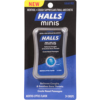 Halls Cough Drops, Sugar Free, Mentho-Lyptus Flavor