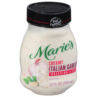 Marie's Dressing + Dip, Creamy Italian Garlic - 12 Fluid ounce 